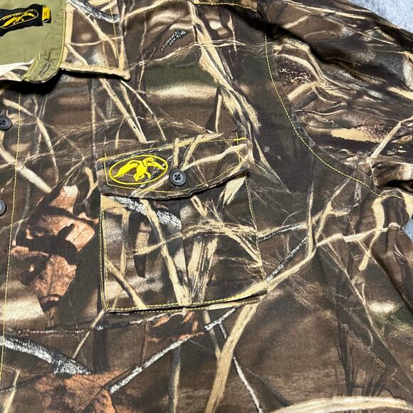 Duck Commander Shirt Mens 3XL Camo Hunting Long Sleeve Button Hunting - Picture 2 of 8